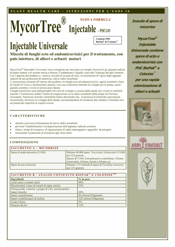 MYCOR TREE INJECTABLE - BAG 200 GR
