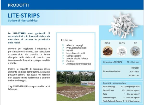 Lite strips  Bio 5 - 70 x 12 mm sacco da 50 lt - immagine 4
